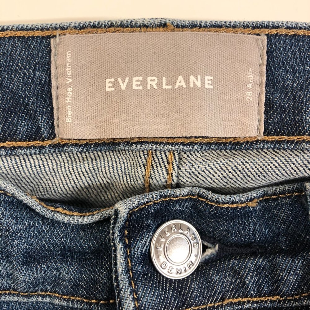 Everlane Cheeky Straight Jean - Faded Indigo